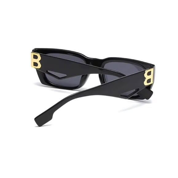 RBRARE 2024 New Fashion Square Sunglasses Women Personality B Word Trend Sunglas - Picture 7 of 8